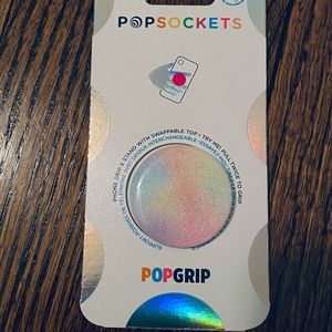 Popsockets Phone Grip and Stand. Rainbow Flare Sparkles